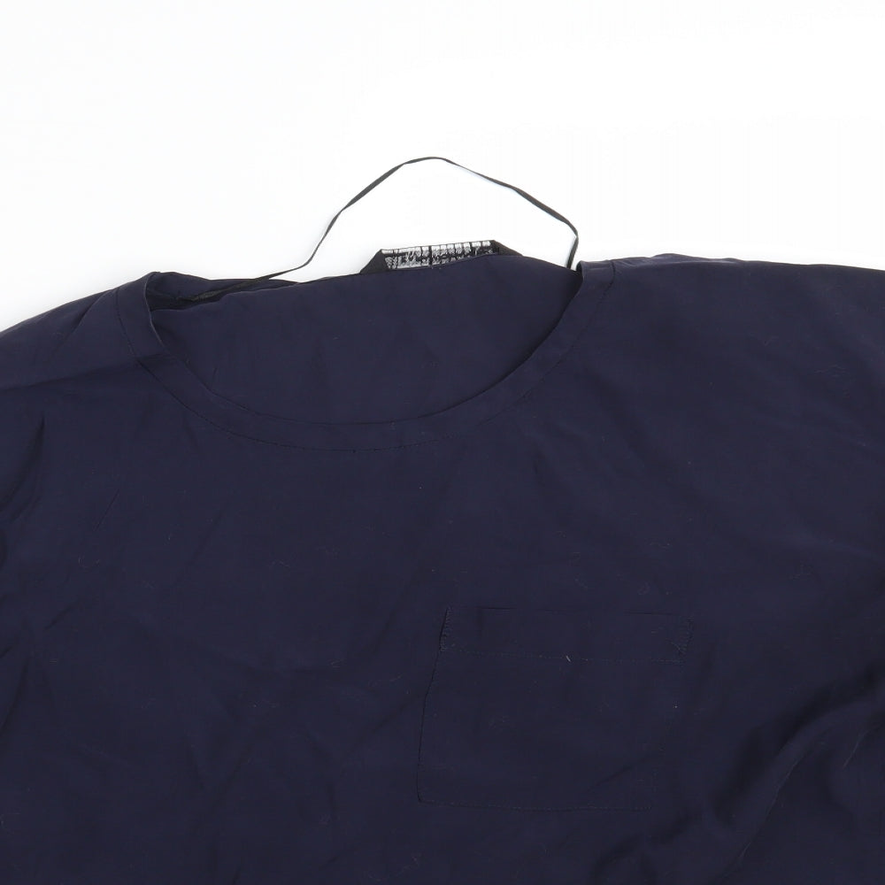 Zara Womens Blue   Basic Blouse Size S