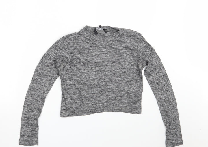 New Look Girls Grey   Cape Sweatshirt Size 12-13 Years