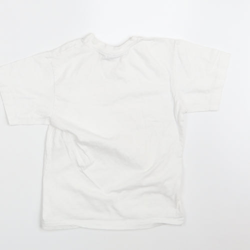 Banner Boys White   Basic T-Shirt Size 9-10 Years
