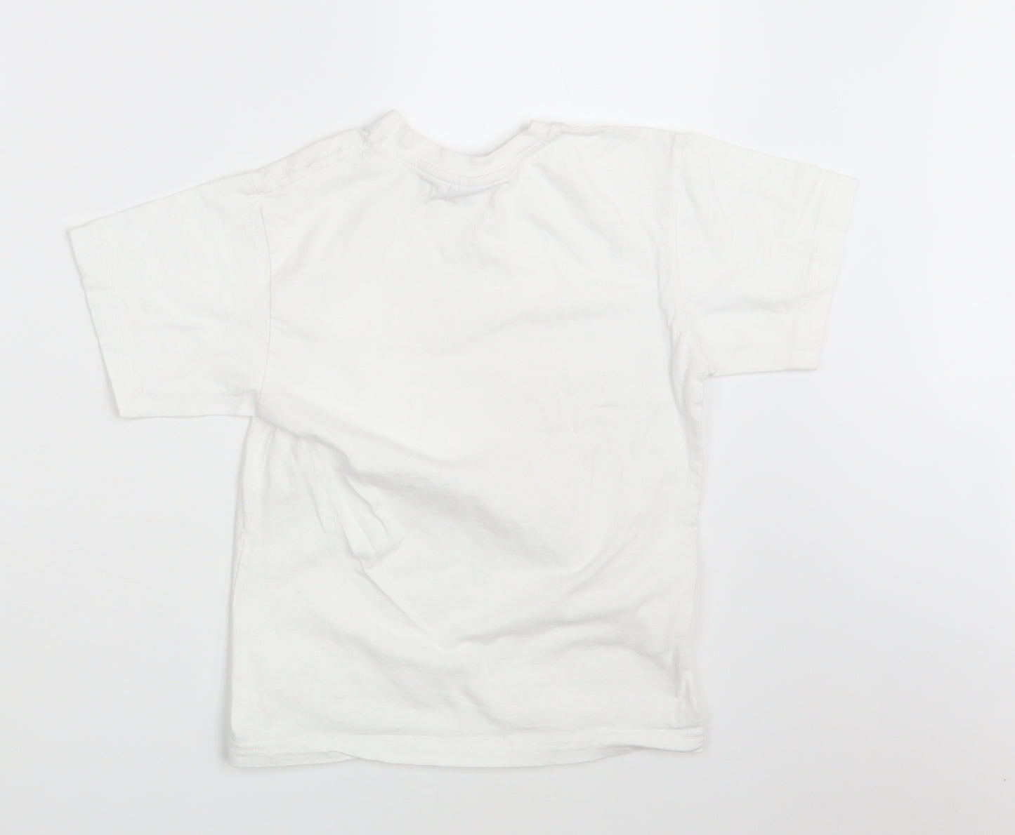 Banner Boys White   Basic T-Shirt Size 9-10 Years