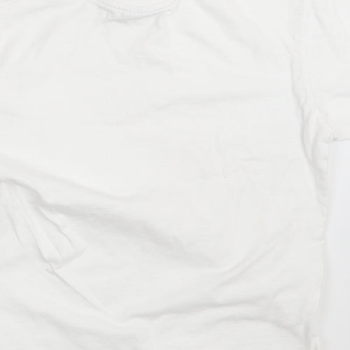 Banner Boys White   Basic T-Shirt Size 9-10 Years