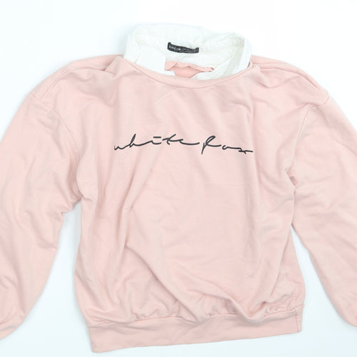 SheIn Womens Pink   Pullover Jumper Size 6