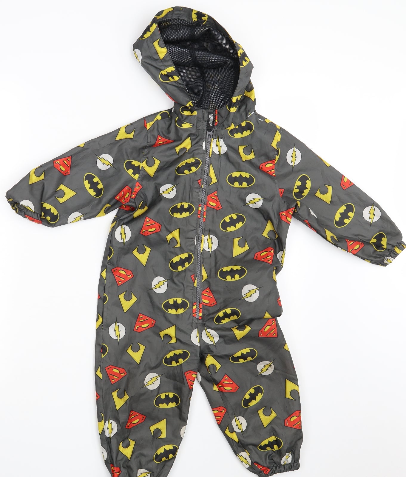 Nutmeg Boys Green Animal Print  Coverall One-Piece Size 12-18 Months  - Inside Leg 11 Inches