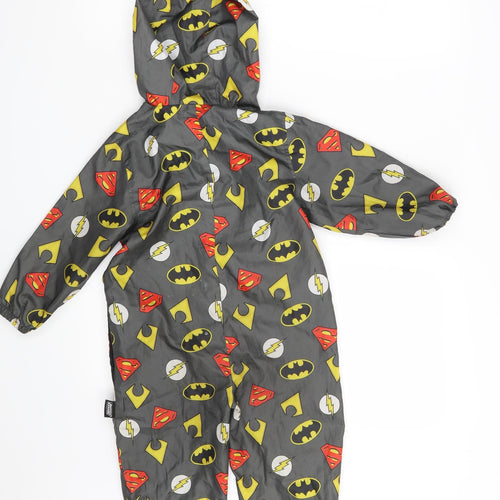 Nutmeg Boys Green Animal Print  Coverall One-Piece Size 12-18 Months  - Inside Leg 11 Inches