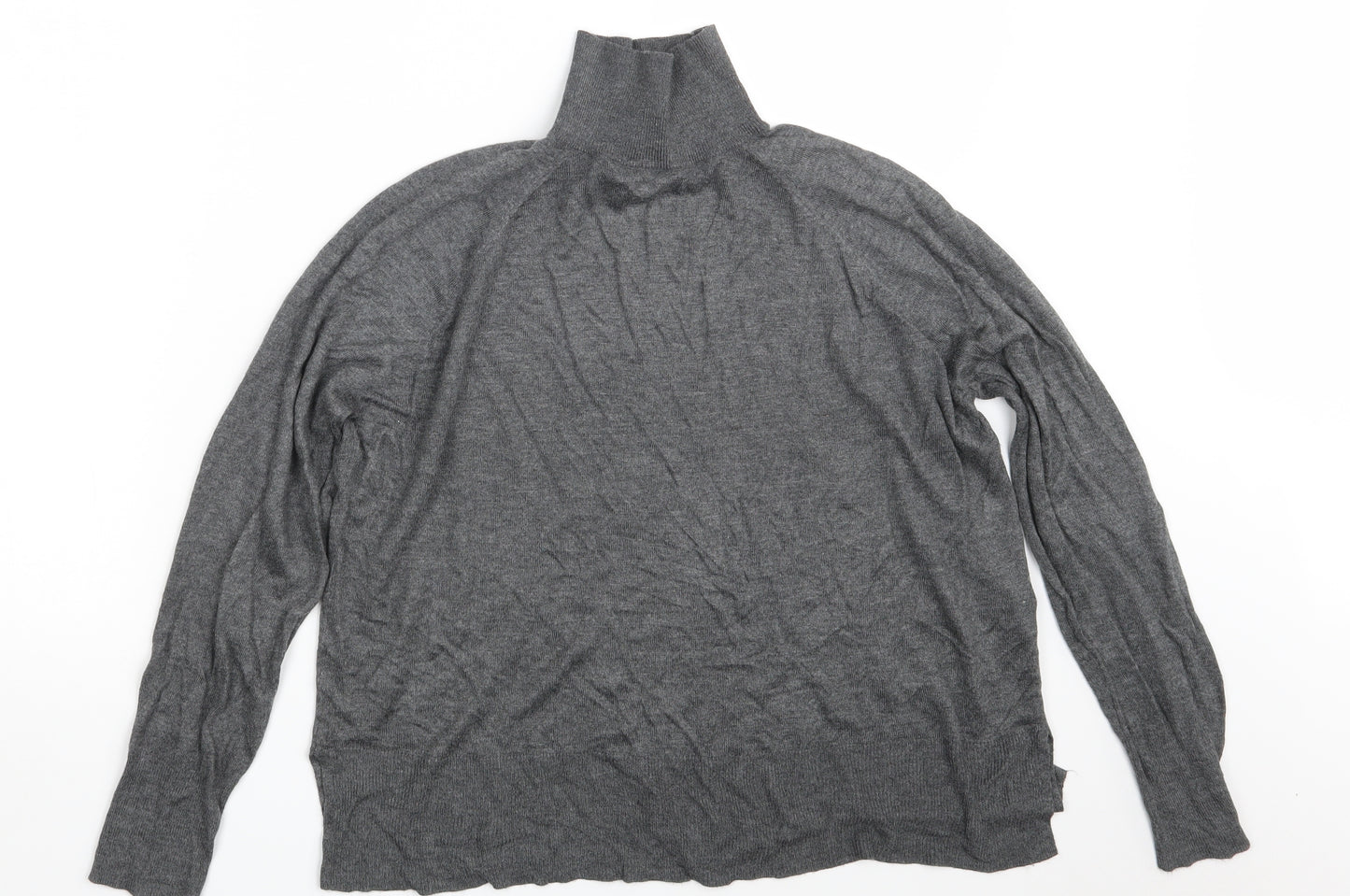 Zara Womens Grey   Pullover Sweatshirt Size M