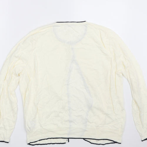 Classic Womens Ivory   Cardigan Jumper Size 18