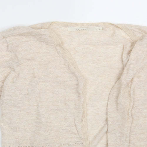 So Sweet Womens Beige   Wrap Jumper Size L