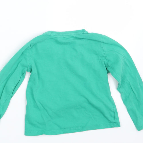 Mothercare Girls Green   Basic T-Shirt Size 3-4 Years