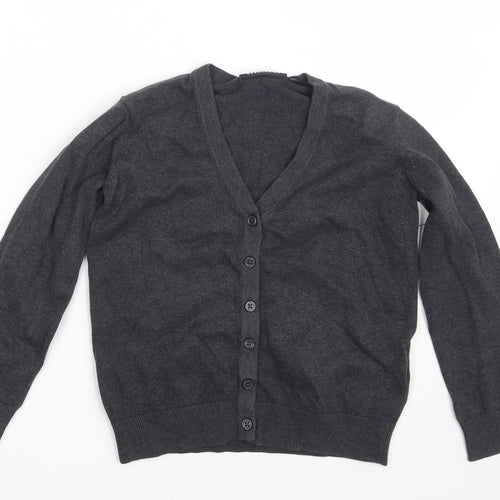 Debenhams Boys Grey   Cardigan Jumper Size 7-8 Years  - School Wear