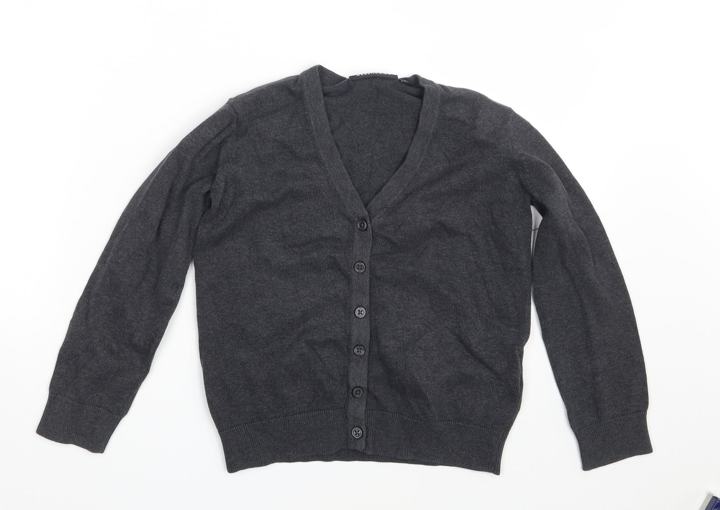 Debenhams Boys Grey   Cardigan Jumper Size 7-8 Years  - School Wear