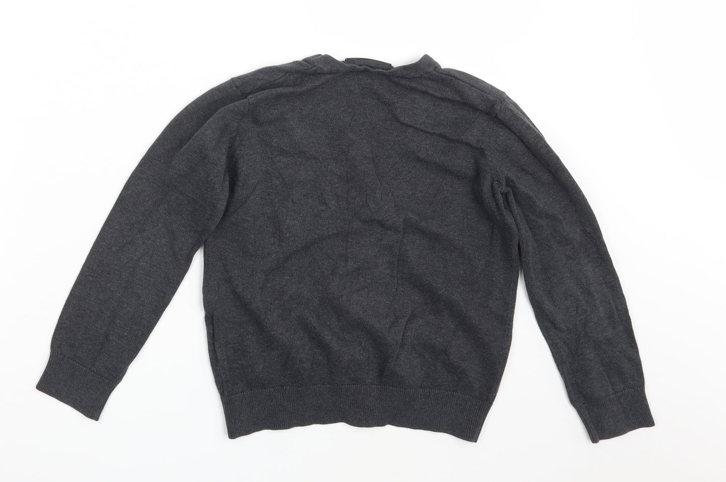 Debenhams Boys Grey   Cardigan Jumper Size 7-8 Years  - School Wear