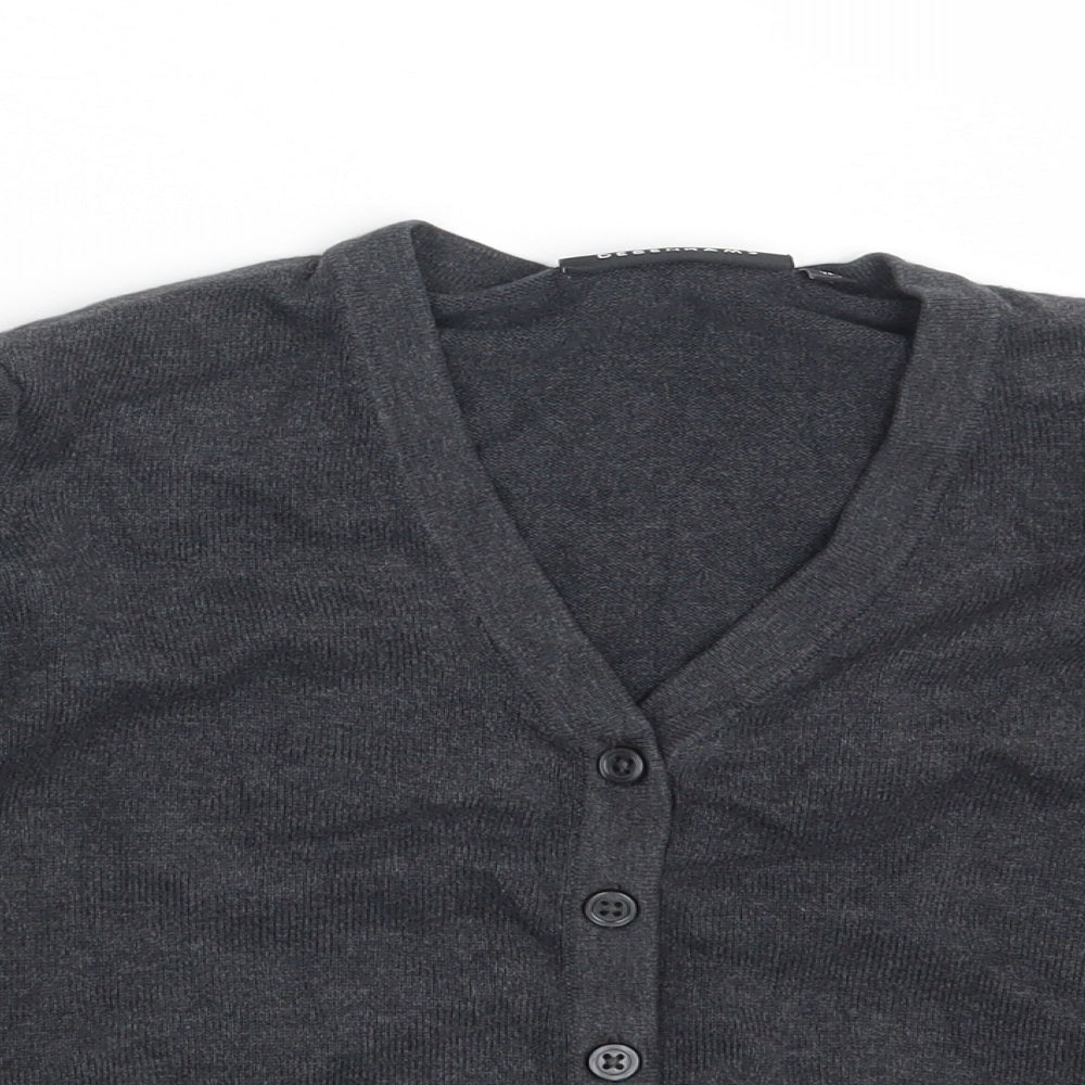 Debenhams Boys Grey   Cardigan Jumper Size 7-8 Years  - School Wear