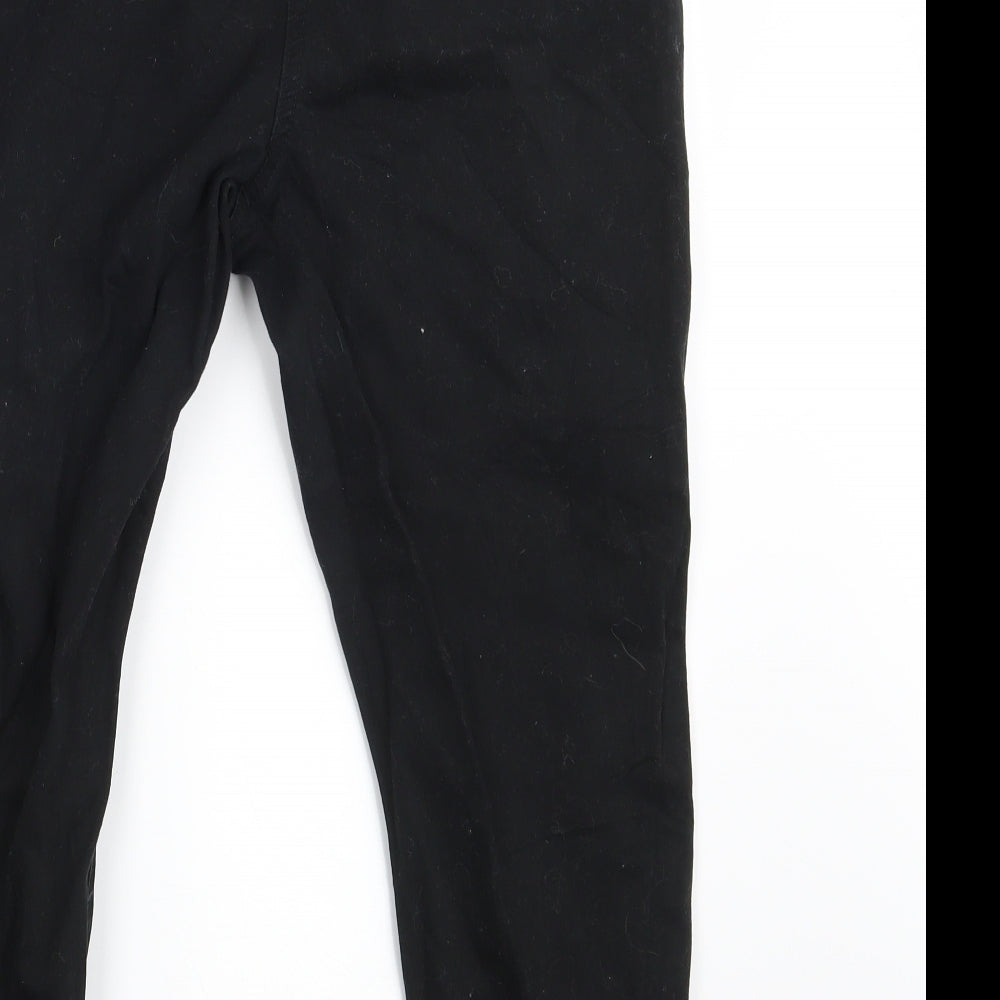 George Womens Black   Cropped Trousers Size 10 L20 in