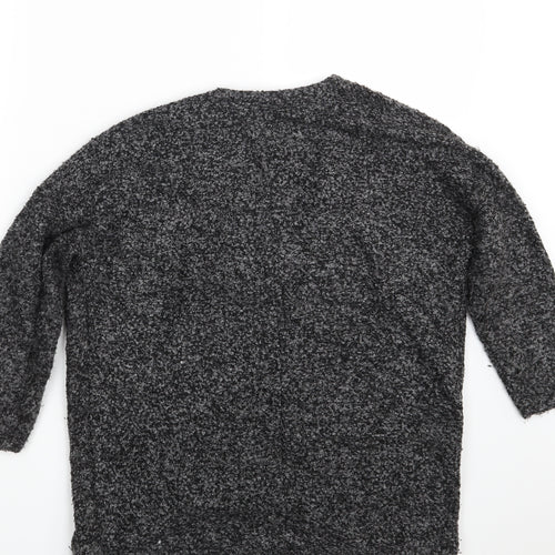 H&M Womens Black   Wrap Jumper Size XS