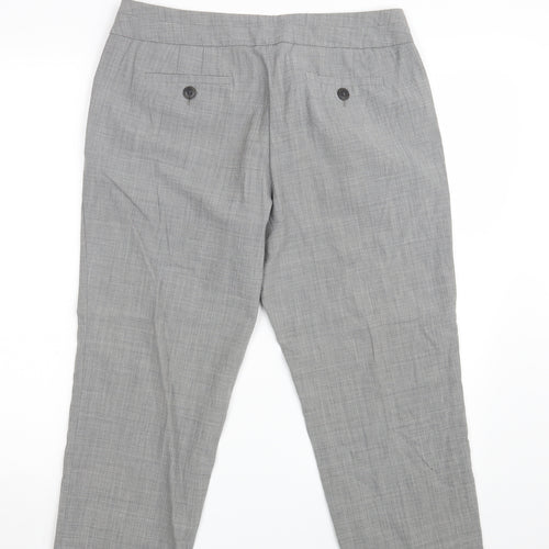 Ann Taylor Womens Grey   Capri Trousers Size 10 L26 in