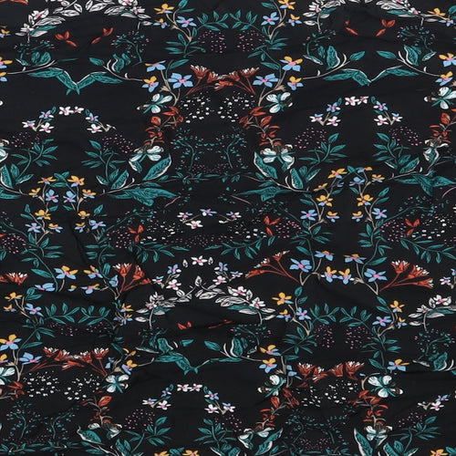 Bexleys Womens Black Floral  Basic Blouse One Size