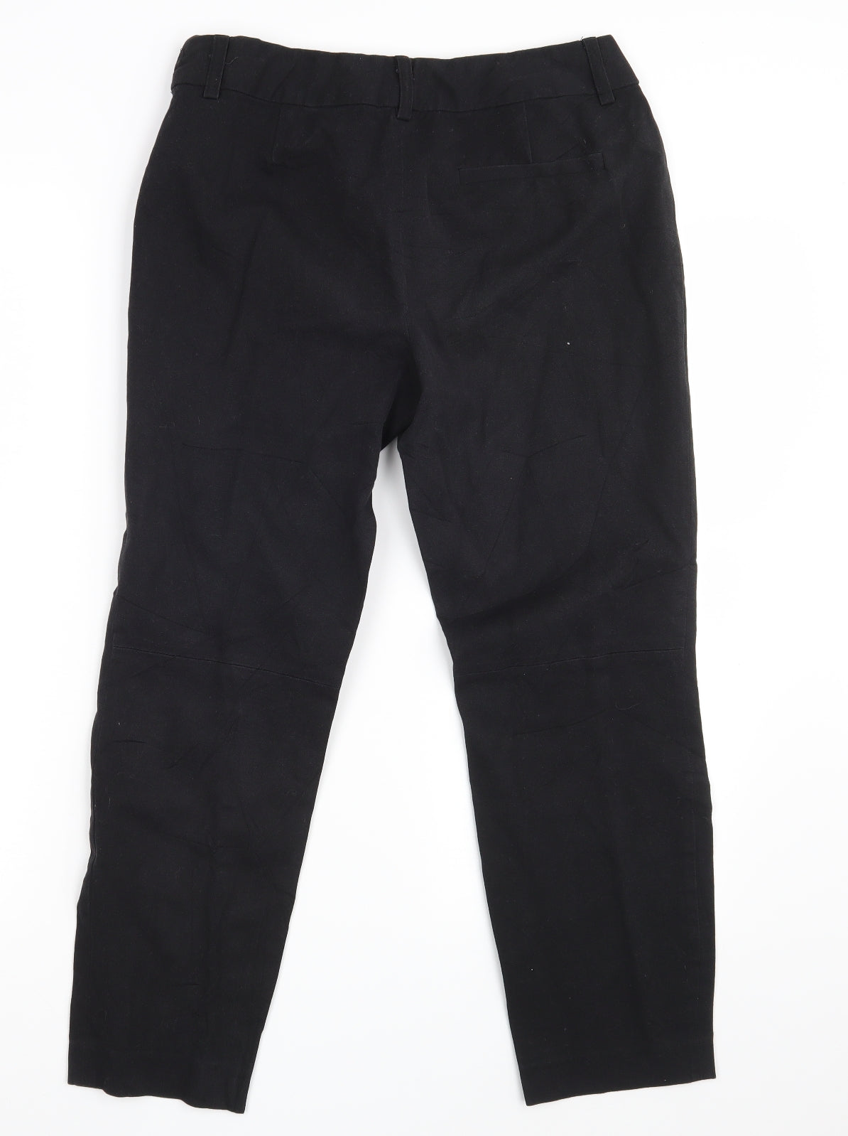 Et Vous Womens Black  Denim Cropped Trousers Size 10 L25 in