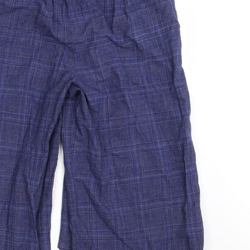 M&S Womens Blue   Dress Pants Trousers Size 14 L20 in