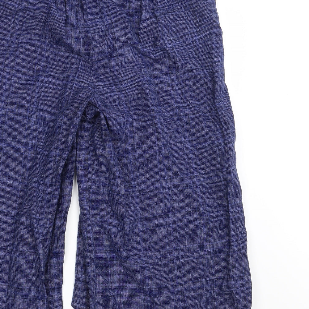 M&S Womens Blue   Dress Pants Trousers Size 14 L20 in
