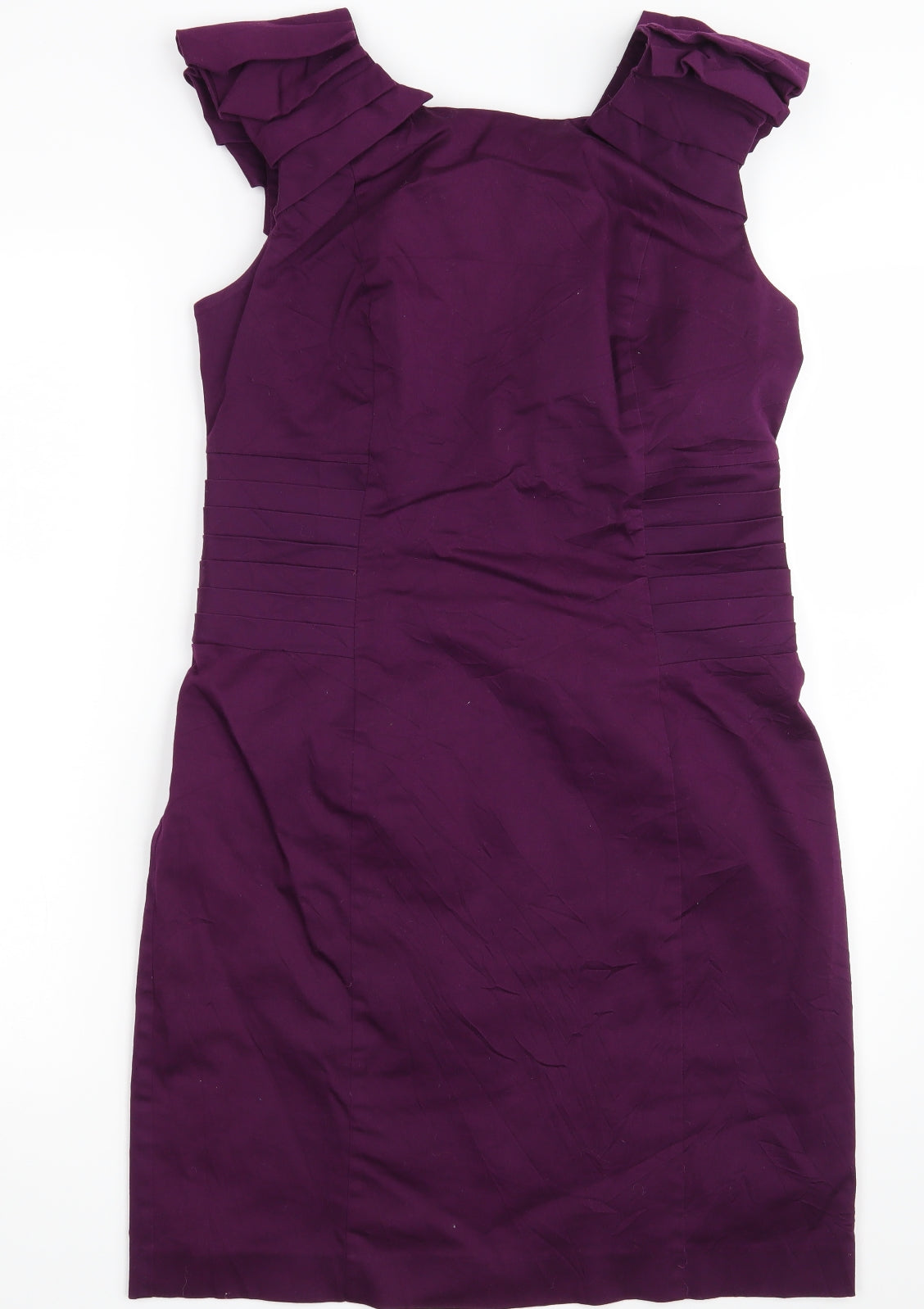 Warehouse Womens Purple   Fit & Flare  Size 16
