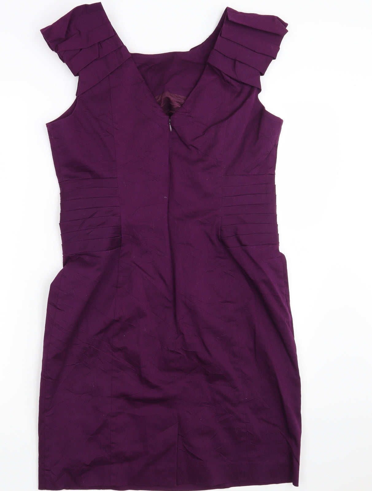 Warehouse Womens Purple   Fit & Flare  Size 16
