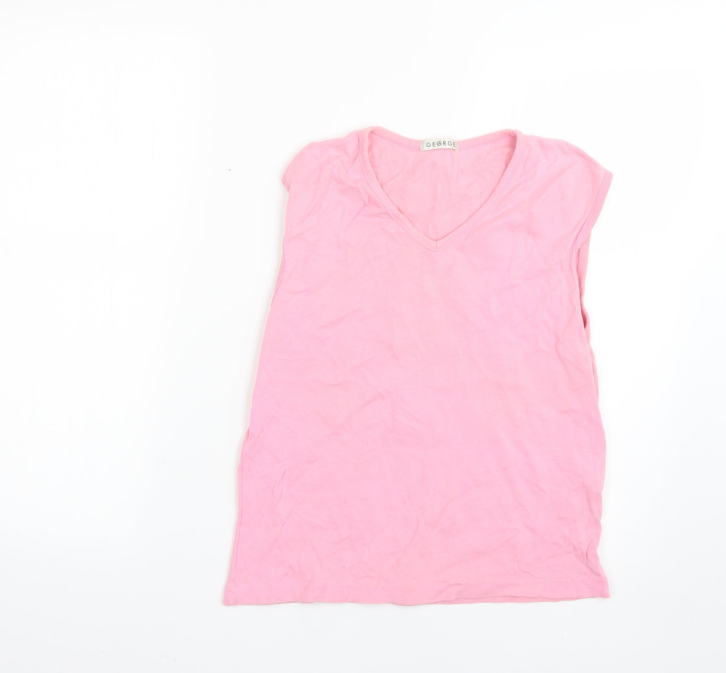 George Womens Pink   Basic T-Shirt Size 14