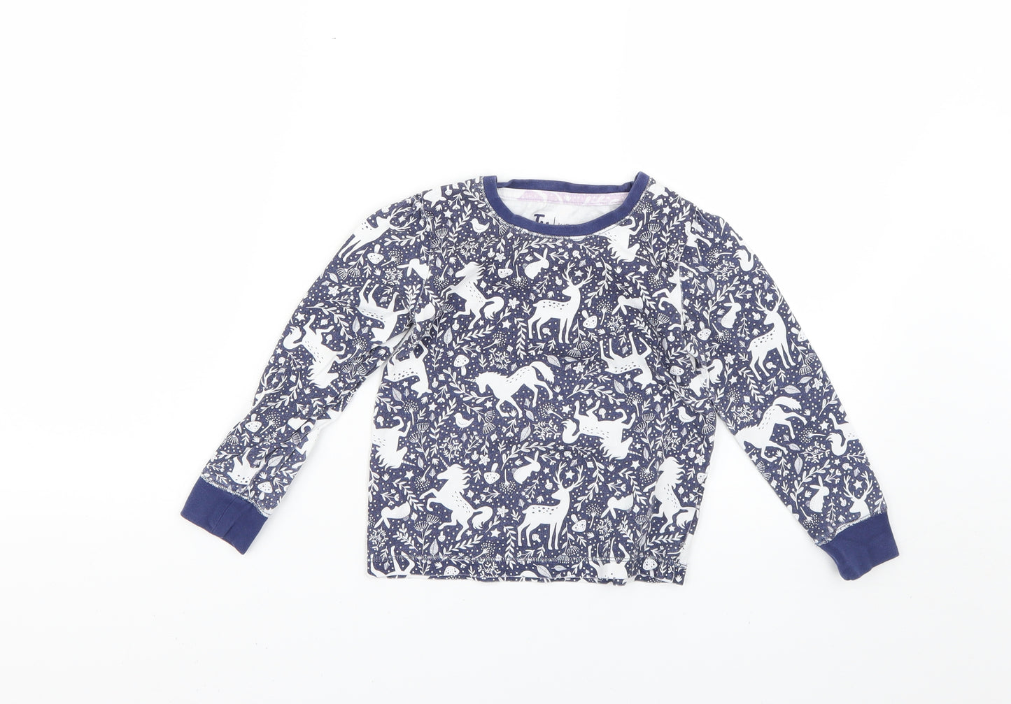 TU Boys Multicoloured Geometric   Pyjama Top Size 5-6 Years