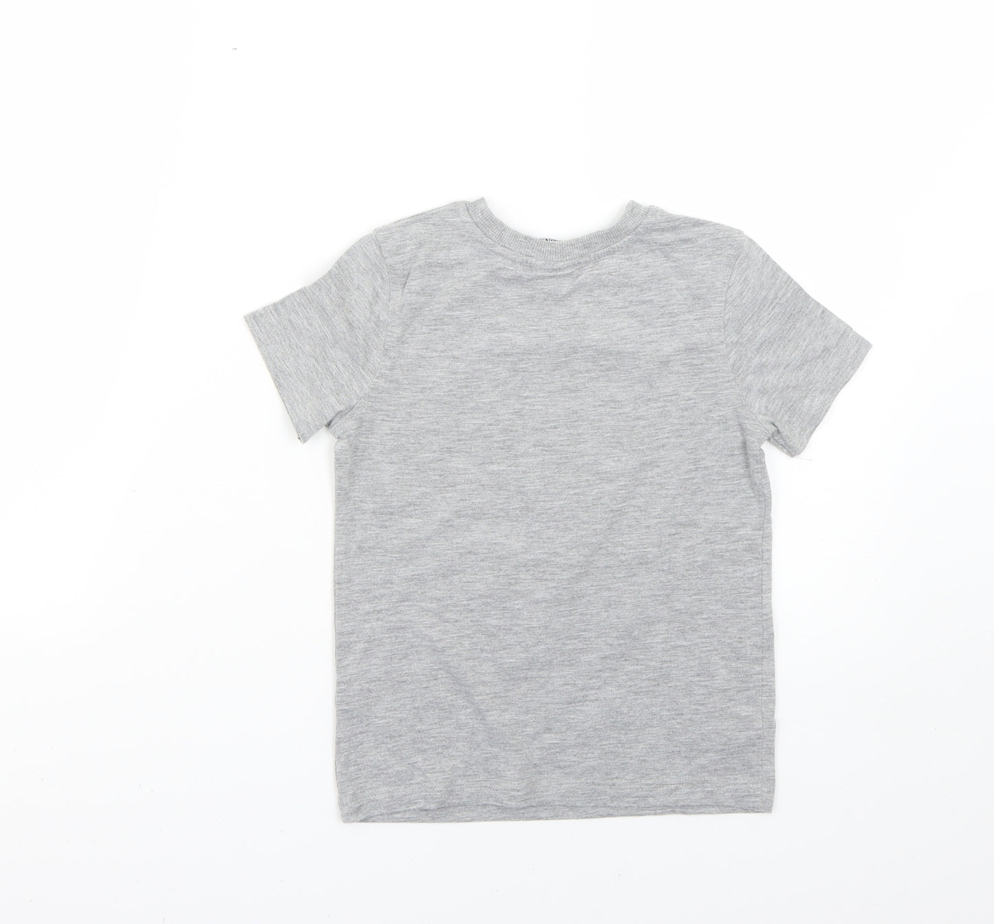 George Boys Grey Geometric  Basic T-Shirt Size 3-4 Years