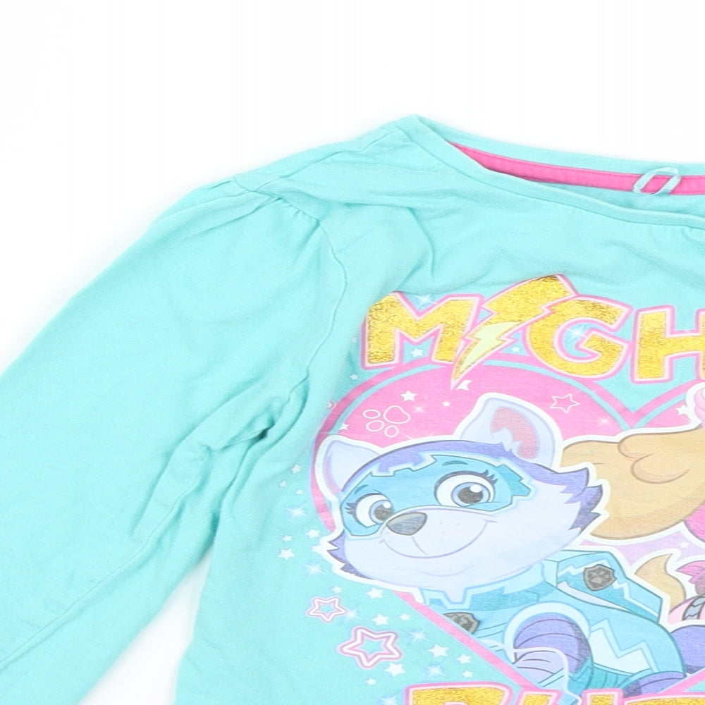 George Girls  Solid  Top Pyjama Top Size 4-5 Years