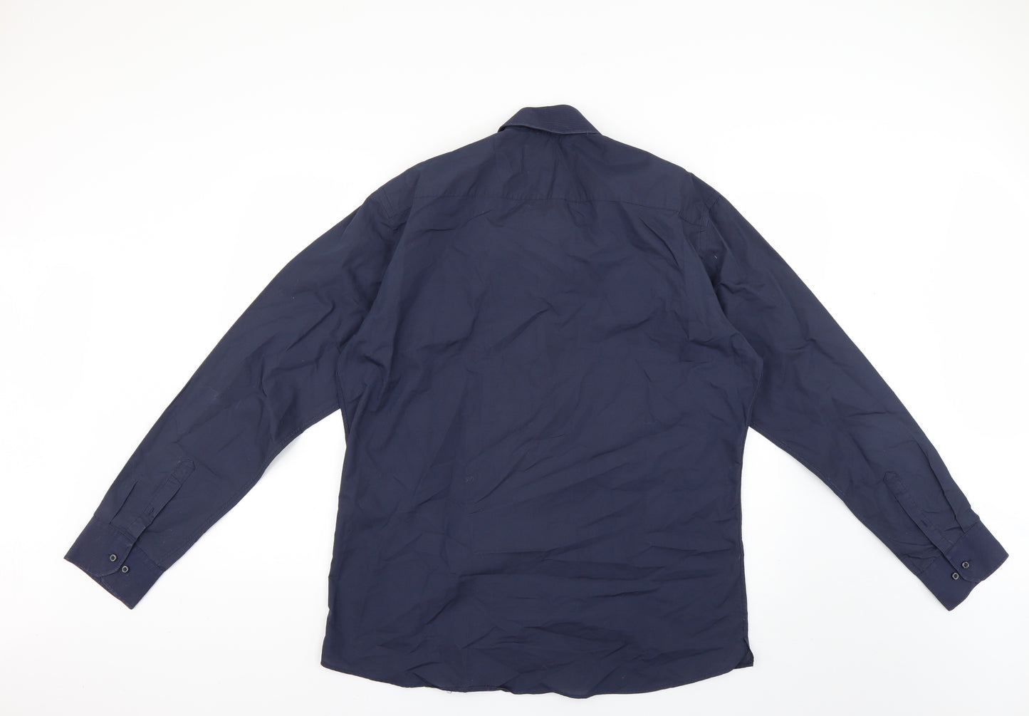 NEXT Mens Blue    Dress Shirt Size 17.5