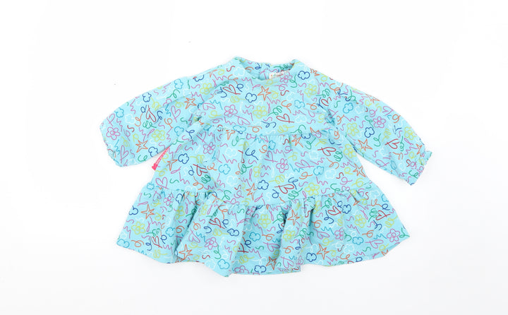 Preworn Baby Multicoloured Geometric Fit & Flare Size 24 Months
