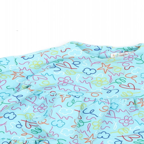 Preworn Baby Multicoloured Geometric  Fit & Flare  Size 24 Months