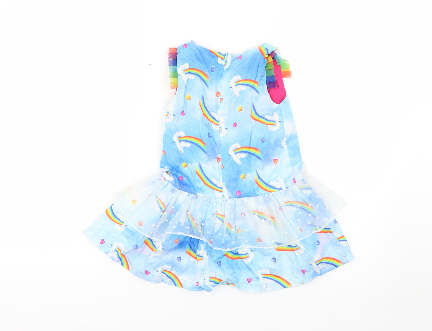 rosalita Girls Multicoloured Geometric  Fit & Flare  Size 4 Years