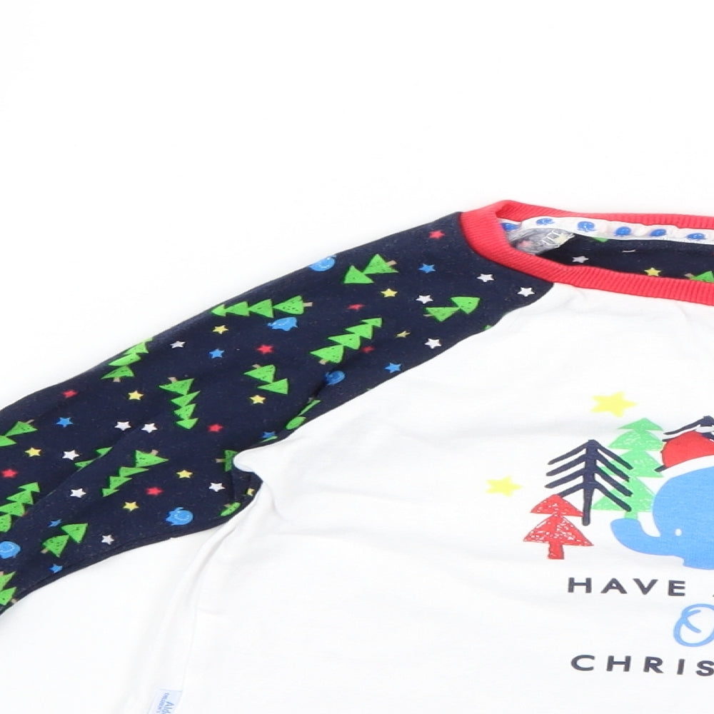 Matalan Boys Multicoloured Geometric   Pyjama Top Size 4-5 Years