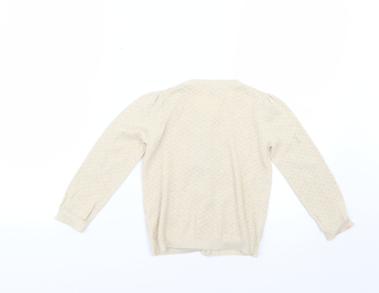 TU Girls Beige   Cardigan Jumper Size 3-4 Years