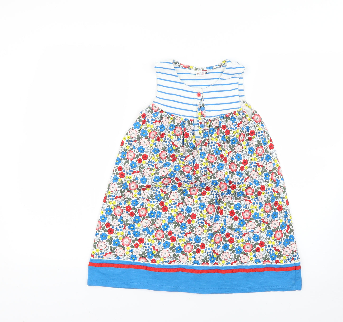 Mini Club Girls Multicoloured Geometric  Fit & Flare  Size 5-6 Years