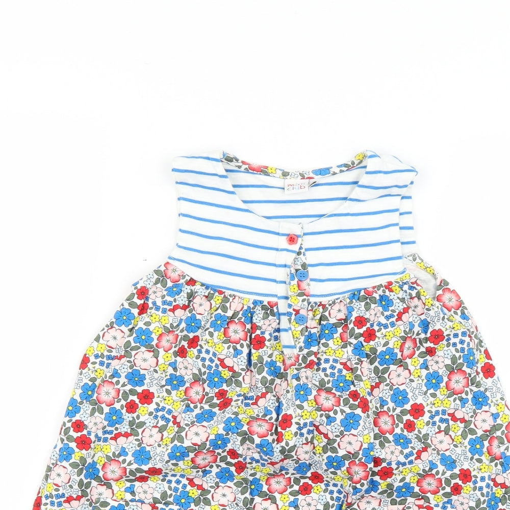 Mini Club Girls Multicoloured Geometric  Fit & Flare  Size 5-6 Years