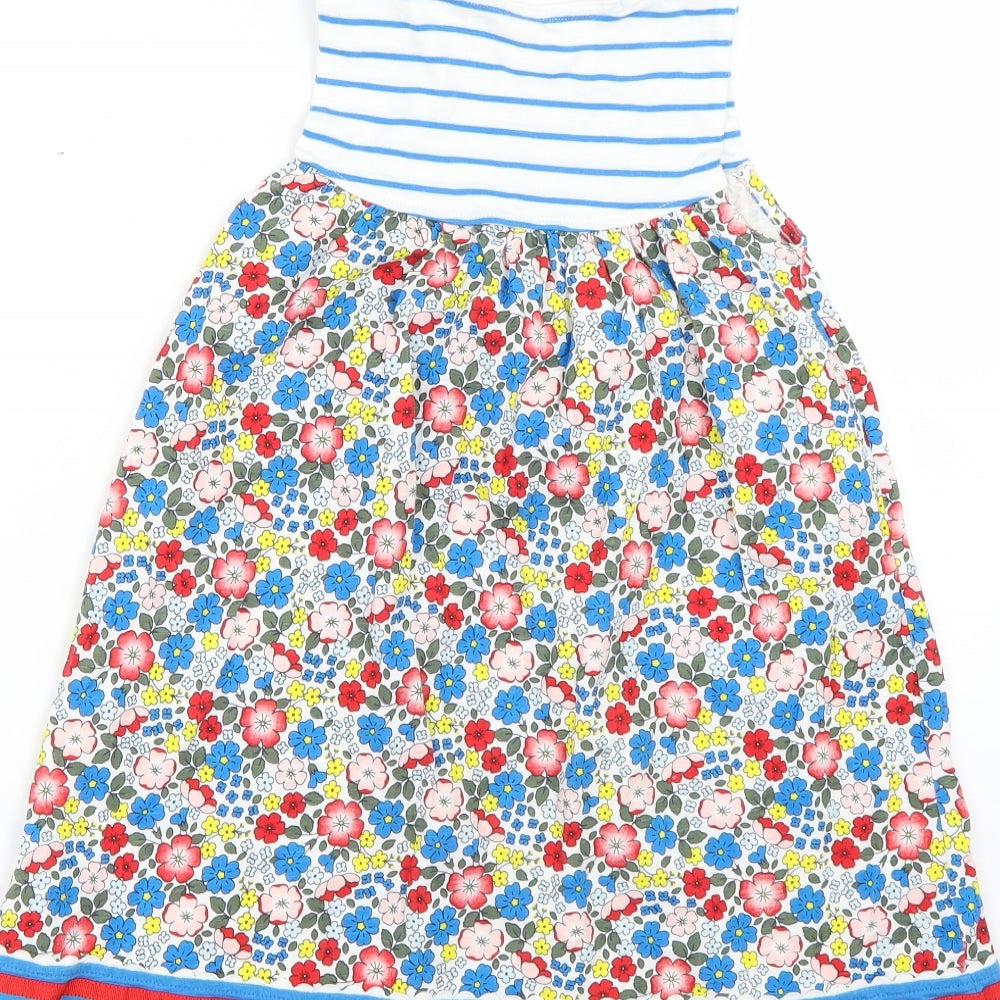 Mini Club Girls Multicoloured Geometric  Fit & Flare  Size 5-6 Years