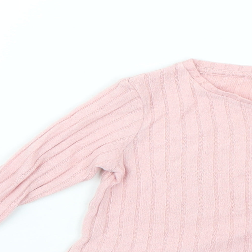 F&F Girls Pink   Basic T-Shirt Size 4-5 Years