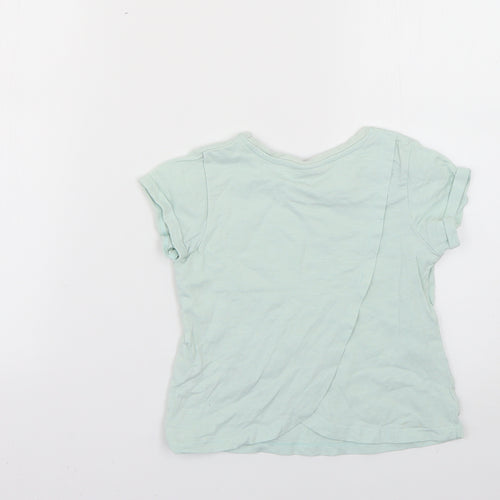 Matalan Girls Green   Basic T-Shirt Size 4 Years