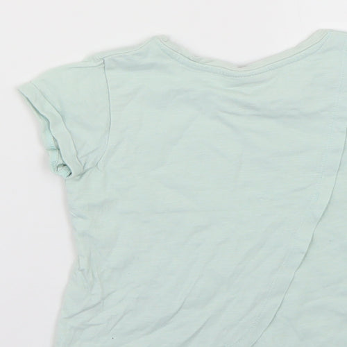 Matalan Girls Green   Basic T-Shirt Size 4 Years