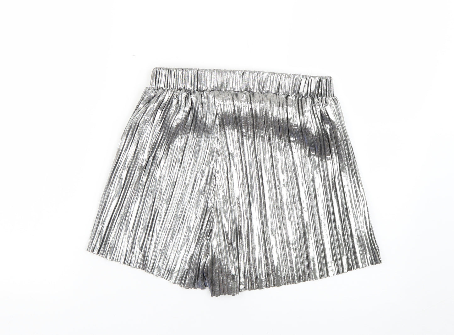 jcl Womens Silver   Cut-Off Shorts Size M