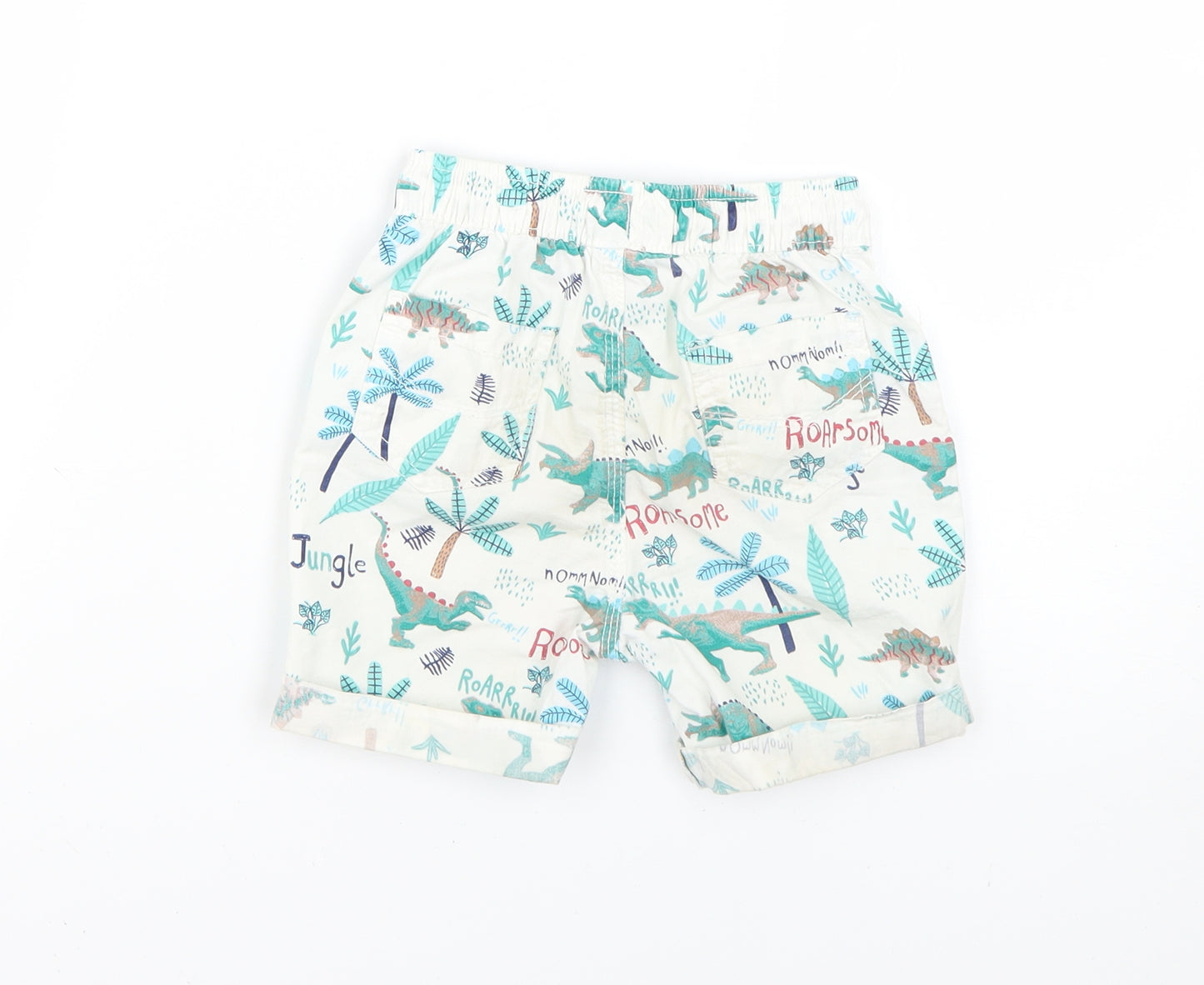 George Baby Multicoloured Geometric  Cropped Trousers Size 12-18 Months