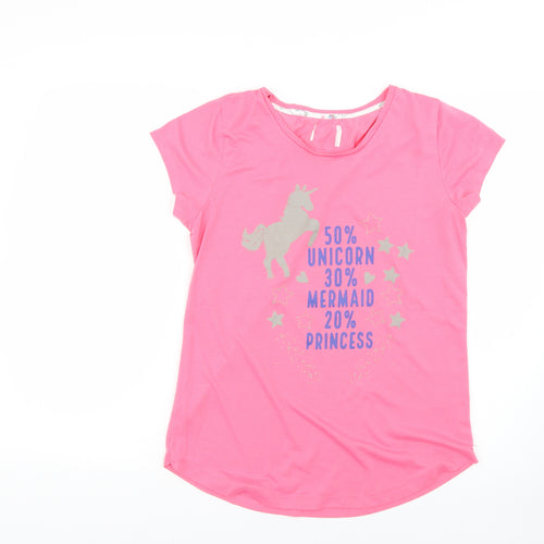 Matalan Womens Pink   Top Pyjama Top Size 10