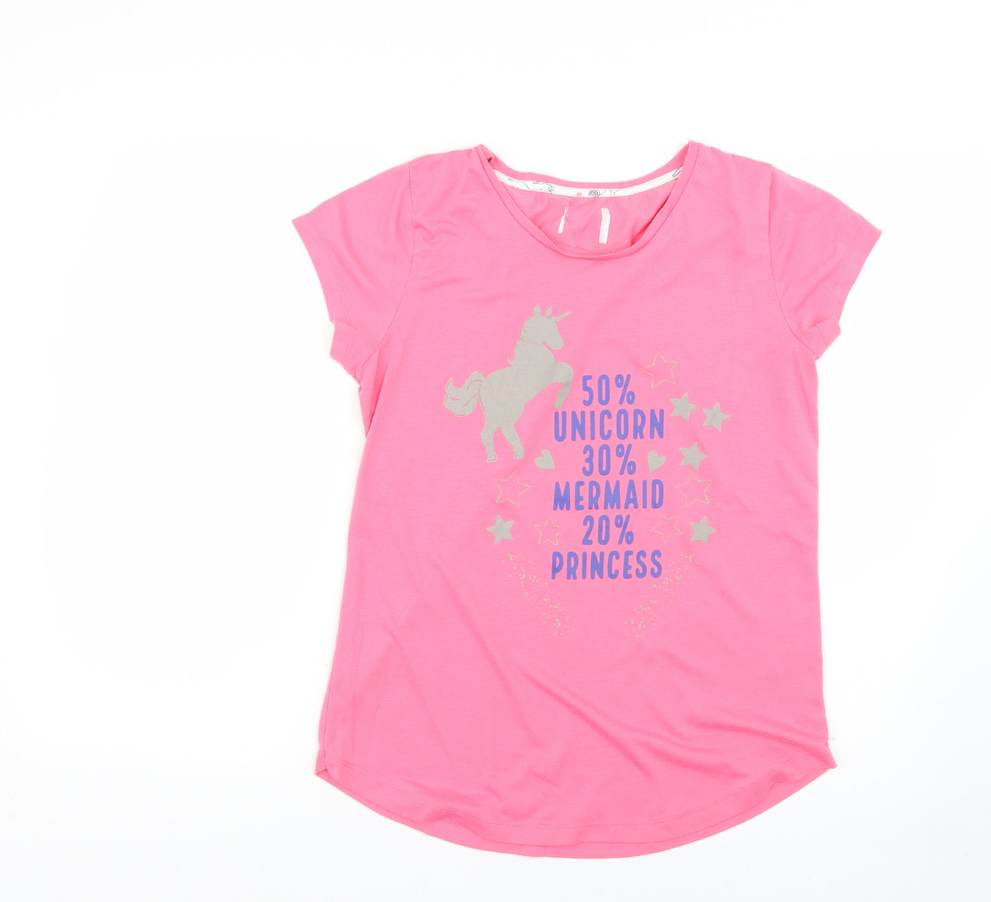 Matalan Womens Pink   Top Pyjama Top Size 10