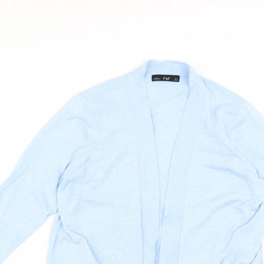 F&F Womens Blue   Cardigan Jumper Size 10