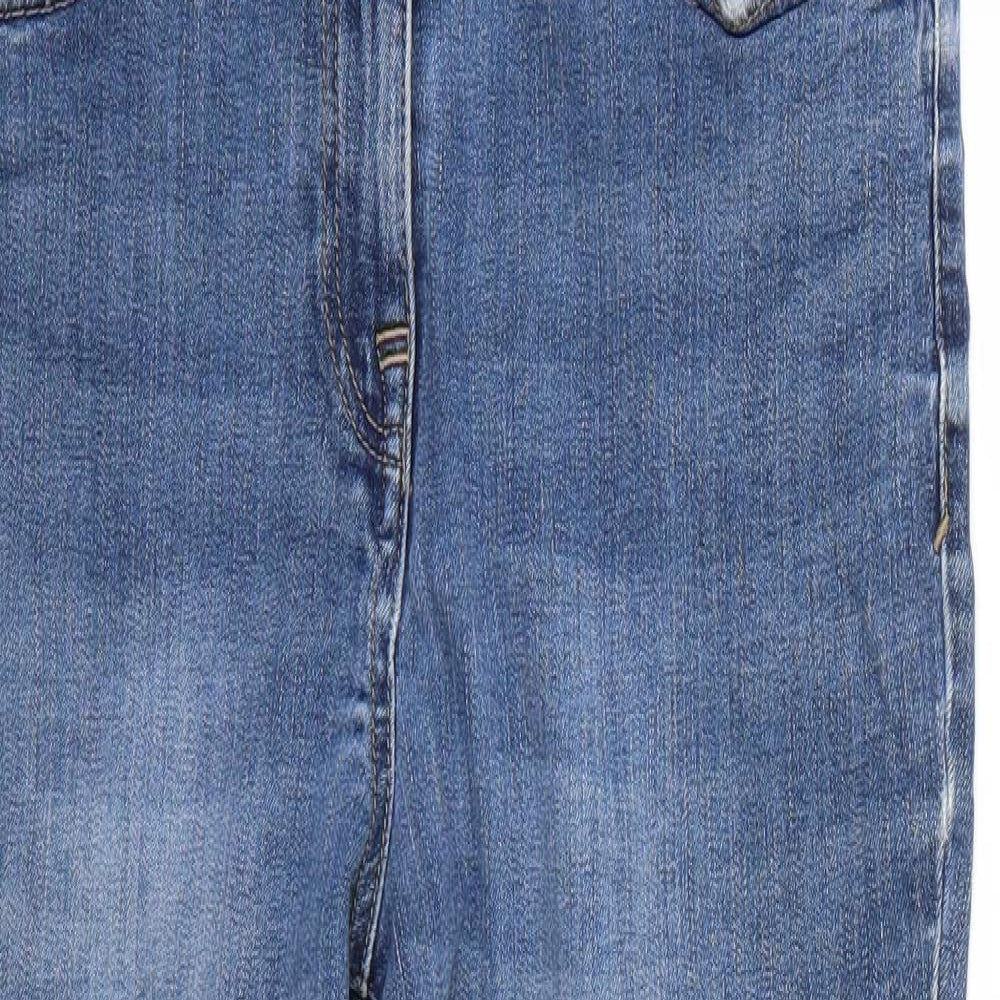 NEXT Womens Blue   Straight Jeans Size 14 L27 in