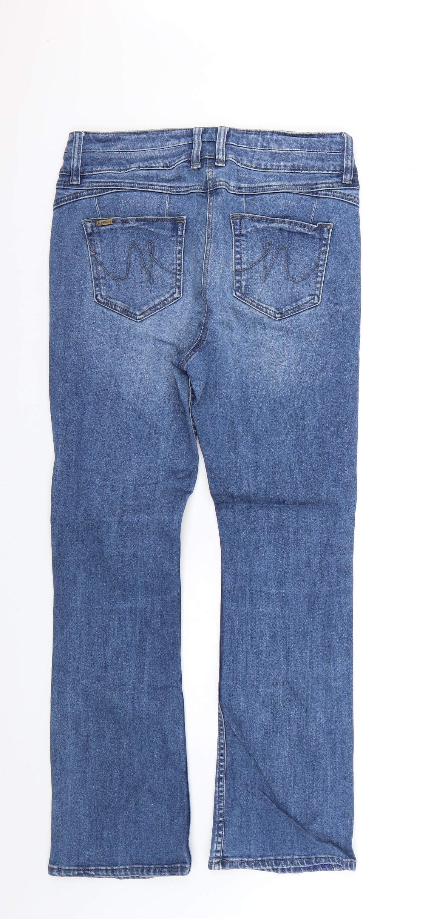 NEXT Womens Blue   Straight Jeans Size 12 L27 in