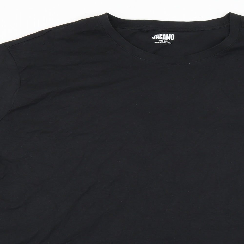 Jacamo Mens Black    T-Shirt Size Big 5X