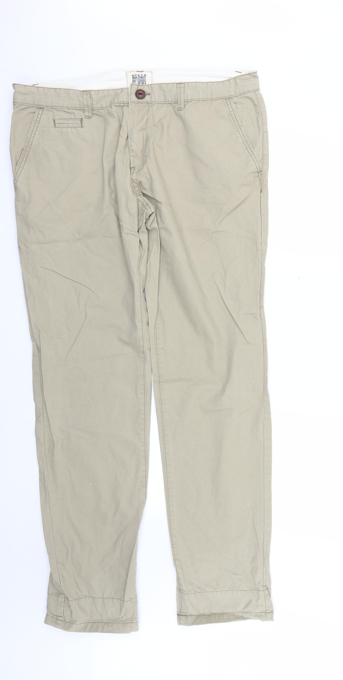 George Mens Beige   Straight Jeans Size 38 L34 in